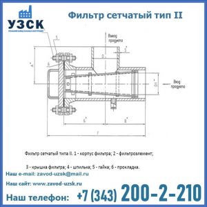 Фильтр сетчатый ФС по Т-ММ-11-2003 в Кызыл-Кия