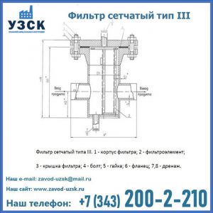 Фильтр сетчатый ФС по Т-ММ-11-2003 в Кызыл-Кия